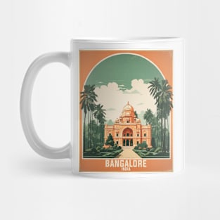 Bangalore India Vintage Tourism Travel Mug